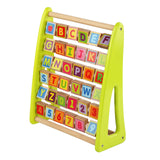 Maxbell Wooden Abacus Educational Spell Matching Letter Toy for Math Kids Baby Gifts