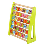 Maxbell Wooden Abacus Educational Spell Matching Letter Toy for Math Kids Baby Gifts
