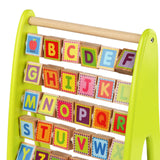 Maxbell Wooden Abacus Educational Spell Matching Letter Toy for Math Kids Baby Gifts