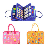Maxbell Activity Developing Sensory Board Activity Board for 2 3 4 Year Old Children Pink