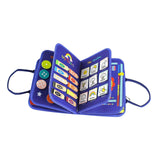 Maxbell Activity Developing Sensory Board Activity Board for 2 3 4 Year Old Children Blue