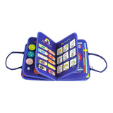 Maxbell Activity Developing Sensory Board Activity Board for 2 3 4 Year Old Children Blue