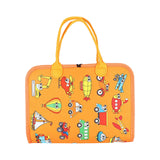 Maxbell Activity Developing Sensory Board Activity Board for 2 3 4 Year Old Children Orange