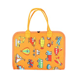 Maxbell Activity Developing Sensory Board Activity Board for 2 3 4 Year Old Children Orange