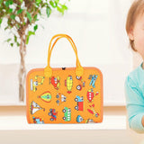 Maxbell Activity Developing Sensory Board Activity Board for 2 3 4 Year Old Children Orange