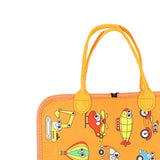 Maxbell Activity Developing Sensory Board Activity Board for 2 3 4 Year Old Children Orange