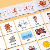 Maxbell Spelling Blocks Game Sensory Toy with Cards Fine Motor Skills Montessori Toy