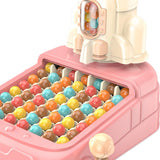 Maxbell Ball Elimination Game Activity Portable Board Game for Children Teens Indoor pink