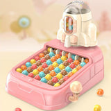 Maxbell Ball Elimination Game Activity Portable Board Game for Children Teens Indoor pink