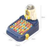 Maxbell Ball Elimination Game Activity Portable Board Game for Children Teens Indoor blue