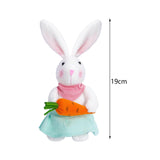 Maxbell Bunny Rabbit Plush Stuffed Animal Plush Rabbit Doll for Easter Kids Children radish