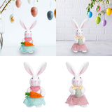 Maxbell Bunny Rabbit Plush Stuffed Animal Plush Rabbit Doll for Easter Kids Children radish