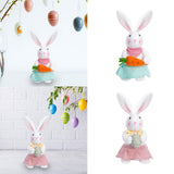 Maxbell Bunny Rabbit Plush Stuffed Animal Plush Rabbit Doll for Easter Kids Children radish