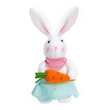 Maxbell Bunny Rabbit Plush Stuffed Animal Plush Rabbit Doll for Easter Kids Children radish