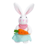 Maxbell Bunny Rabbit Plush Stuffed Animal Plush Rabbit Doll for Easter Kids Children radish