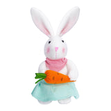Maxbell Bunny Rabbit Plush Stuffed Animal Plush Rabbit Doll for Easter Kids Children radish