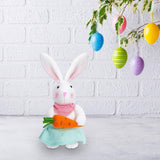 Maxbell Bunny Rabbit Plush Stuffed Animal Plush Rabbit Doll for Easter Kids Children radish