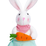 Maxbell Bunny Rabbit Plush Stuffed Animal Plush Rabbit Doll for Easter Kids Children radish
