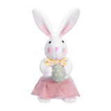Maxbell Bunny Rabbit Plush Stuffed Animal Plush Rabbit Doll for Easter Kids Children egg