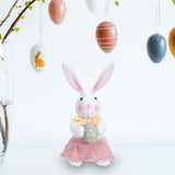 Maxbell Bunny Rabbit Plush Stuffed Animal Plush Rabbit Doll for Easter Kids Children egg