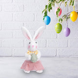 Maxbell Bunny Rabbit Plush Stuffed Animal Plush Rabbit Doll for Easter Kids Children egg