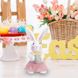 Maxbell Bunny Rabbit Plush Stuffed Animal Plush Rabbit Doll for Easter Kids Children egg