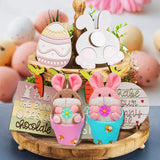 Maxbell Rabbit Easter Day Decorations Cute Rabbit Plush Doll for Holiday Easter Home Pink