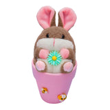 Maxbell Rabbit Easter Day Decorations Cute Rabbit Plush Doll for Holiday Easter Home Pink