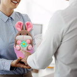 Maxbell Rabbit Easter Day Decorations Cute Rabbit Plush Doll for Holiday Easter Home Pink