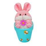 Maxbell Rabbit Easter Day Decorations Cute Rabbit Plush Doll for Holiday Easter Home Blue