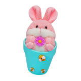 Maxbell Rabbit Easter Day Decorations Cute Rabbit Plush Doll for Holiday Easter Home Blue