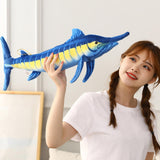 Maxbell Lovely Simulation Fish Toy for Sofa Ornaments Party Display Photography Prop 100cm