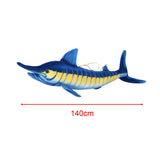 Maxbell Lovely Simulation Fish Toy for Sofa Ornaments Party Display Photography Prop 140cm