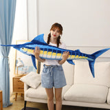 Maxbell Lovely Simulation Fish Toy for Sofa Ornaments Party Display Photography Prop 140cm