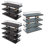 Maxbell 1/64 Diecast Car Display Case Protection for Toy Cars Model Collectors Gifts Black 3 Tiers