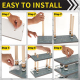 Maxbell 1/64 Diecast Car Display Case Protection for Toy Cars Model Collectors Gifts Gray 4 Tiers