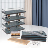 Maxbell 1/64 Diecast Car Display Case Protection for Toy Cars Model Collectors Gifts Gray 4 Tiers