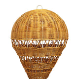 Maxbell Rattan Hot Air Balloon Weaving Decoration Photo Prop for Wedding Playroom