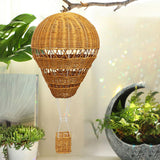Maxbell Rattan Hot Air Balloon Weaving Decoration Photo Prop for Wedding Playroom