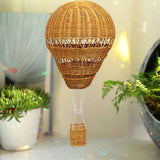 Maxbell Rattan Hot Air Balloon Weaving Decoration Photo Prop for Wedding Playroom