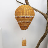 Maxbell Rattan Hot Air Balloon Weaving Decoration Photo Prop for Wedding Playroom