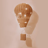 Maxbell Rattan Hot Air Balloon Weaving Decoration Photo Prop for Wedding Playroom