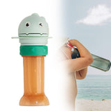 Maxbell No Spilling Water Bottle Caps with Straw Straw Cover Bottle Cap for Car Infants Green