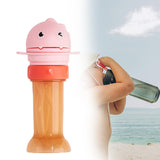 Maxbell No Spilling Water Bottle Caps with Straw Straw Cover Bottle Cap for Car Infants Pink