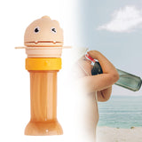 Maxbell No Spilling Water Bottle Caps with Straw Straw Cover Bottle Cap for Car Infants Yellow