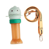 Maxbell No Spilling Water Bottle Caps with Straw Straw Cover Bottle Cap for Car Infants Green With Strap