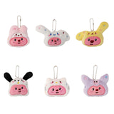 Maxbell Plush Pendant Hanging Charm Pendant Cute Bag Charm for Graduation Bags Purse 8cmx7cm