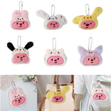 Maxbell Plush Pendant Hanging Charm Pendant Cute Bag Charm for Graduation Bags Purse 8cmx7cm