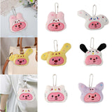 Maxbell Plush Pendant Hanging Charm Pendant Cute Bag Charm for Graduation Bags Purse 8cmx7cm