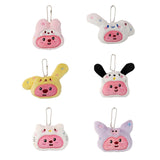 Maxbell Plush Pendant Hanging Charm Pendant Cute Bag Charm for Graduation Bags Purse 8cmx7cm
